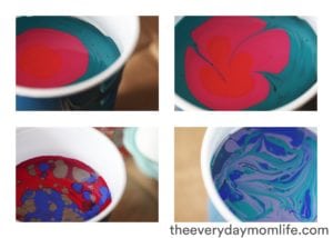 Nail Polish Tie-Dyed Easter Eggs Decorating