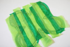 Shamrock Stained-glass Clings St. Patrick's Day Crafts