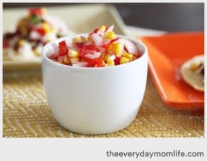Sweet Radish & Corn Salsa