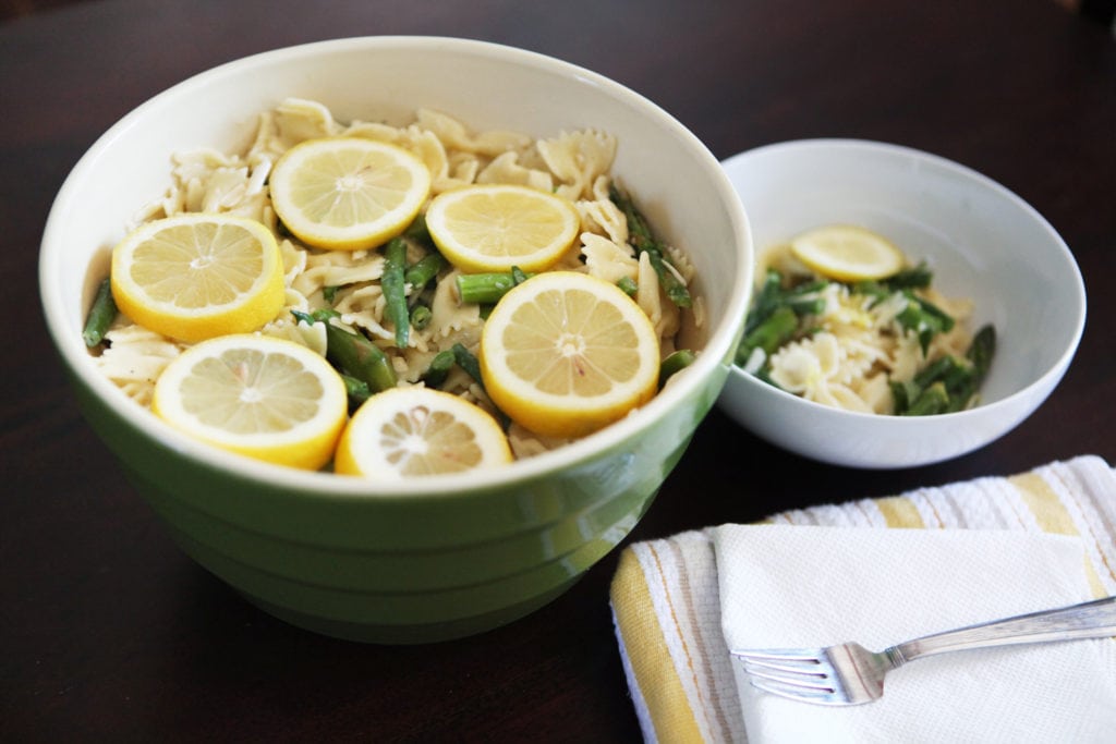 Lemon Pasta Salad With Green Veggies Recipe