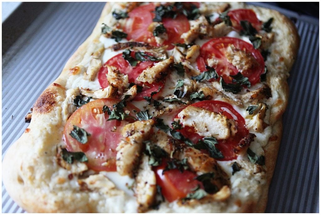 Mediterranean White Pizza - The Everyday Mom Life