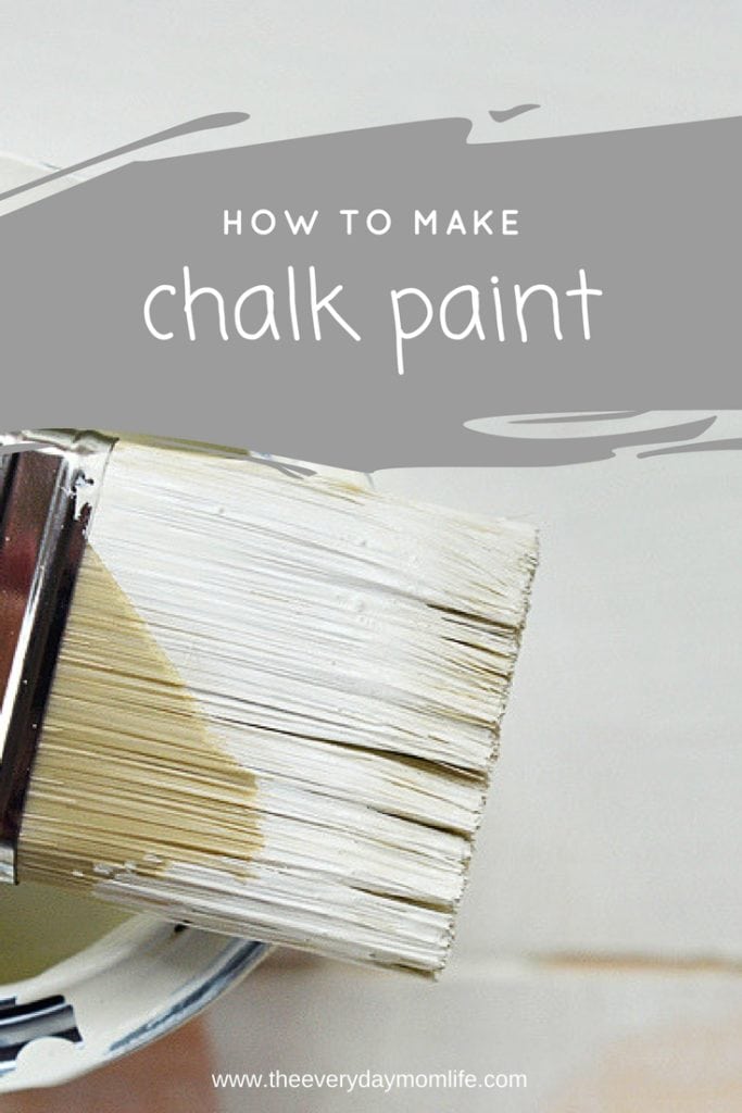 how to make chalk paint - The everyday mom life