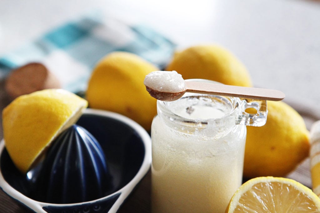 homemade lemon body scrub