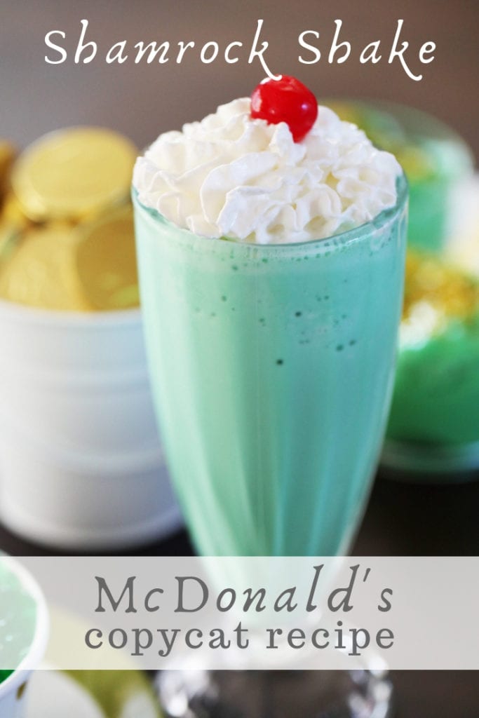 Homemade Copycat Shamrock Shake