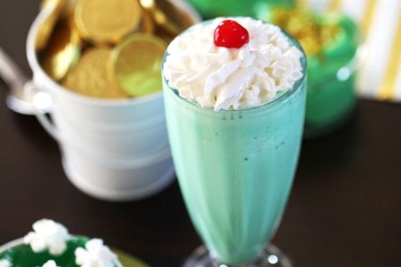 Homemade Copycat Shamrock Shake