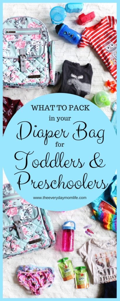 diaper bag essentials for toddlers and preschoolers - The everyday mom life
