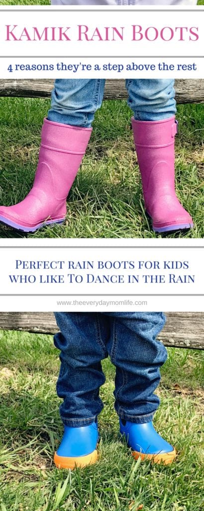Kamik Rain Boots for Kids Product Review - The Everyday Mom Life
