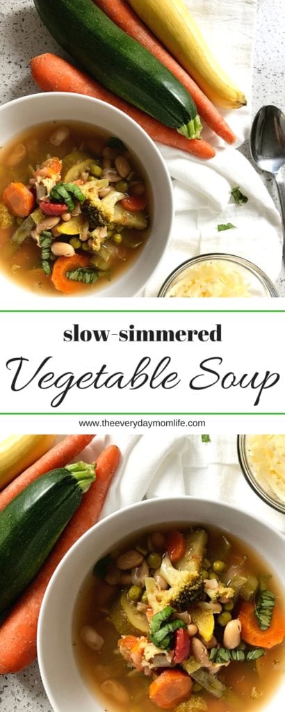 Vegetable soup recipe - The Everyday Mom Life