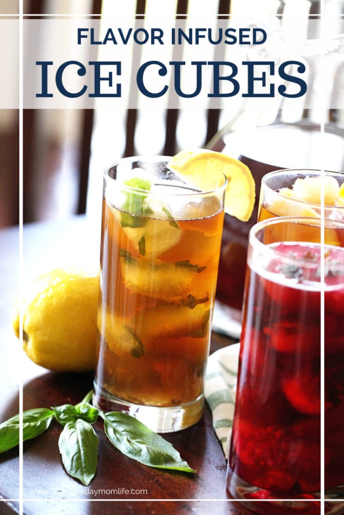 flavored ice cubes - The Everyday Mom Life