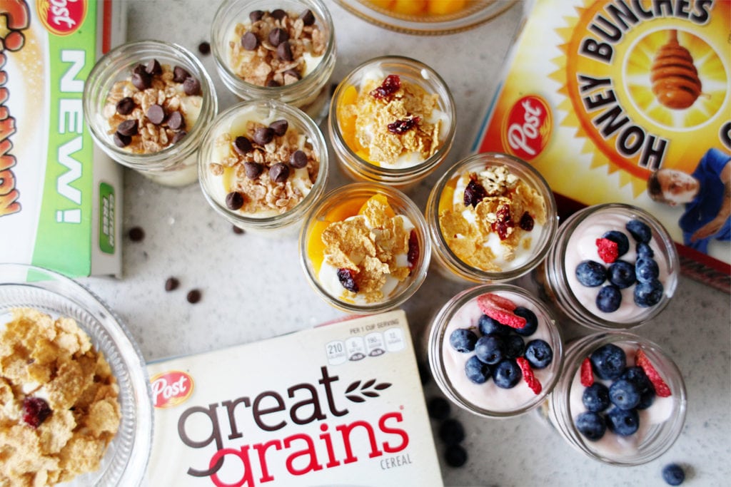 Cereal Parfaits for after school snacks - The Everyday Mom Life