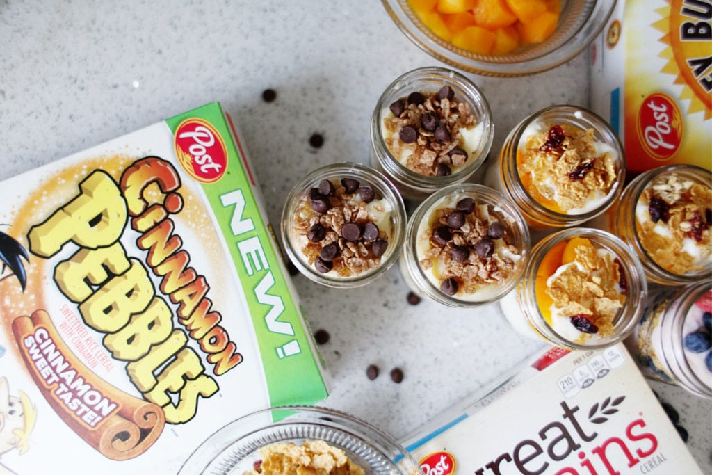 Cereal parfaits for after school snacks - The Everyday Mom Life