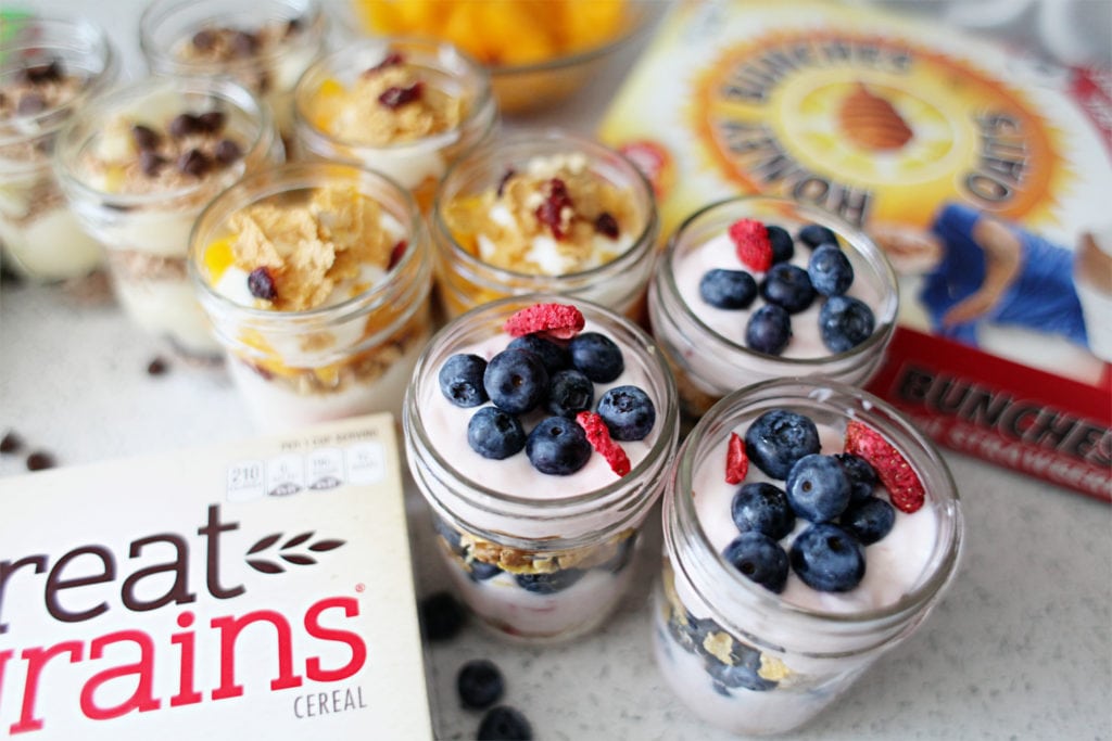 cereal parfaits for after school snacks - The Everyday Mom Life