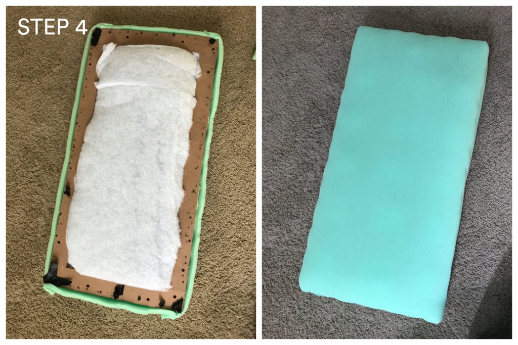 no sew storage ottoman upcycle - The Everyday Mom Life