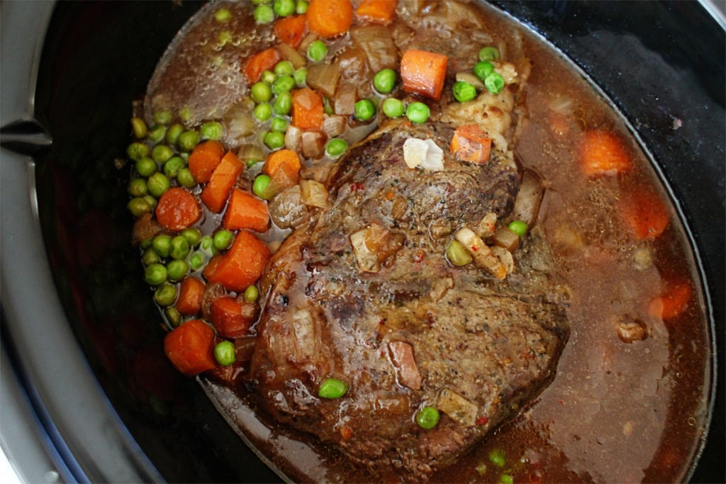 Slow Cooker Beef Pot Roast With Smashed Potatoes & Kale - The Everyday Mom Life