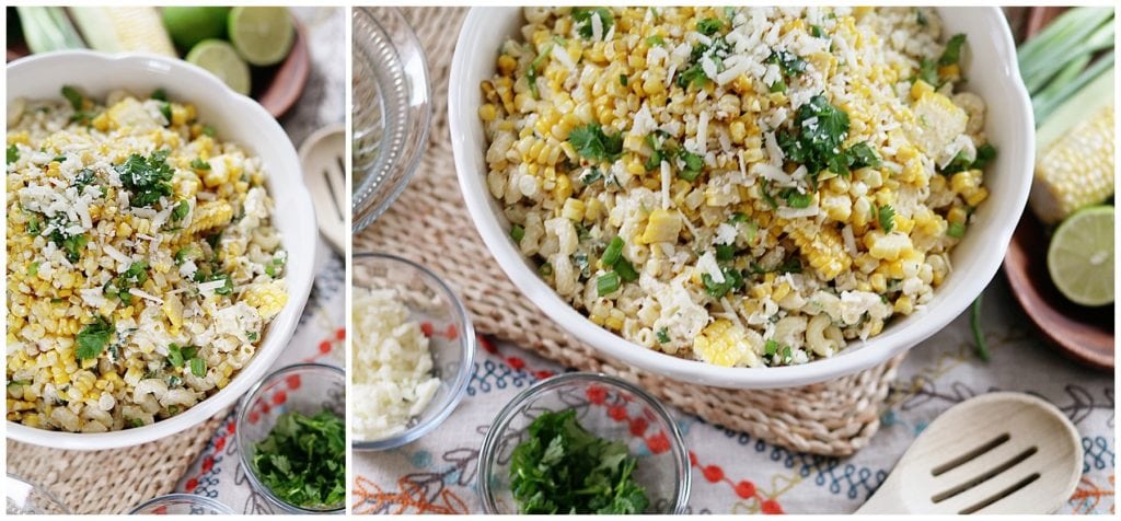 elote macaroni recipe Mexican Street Corn- The everyday mom life 