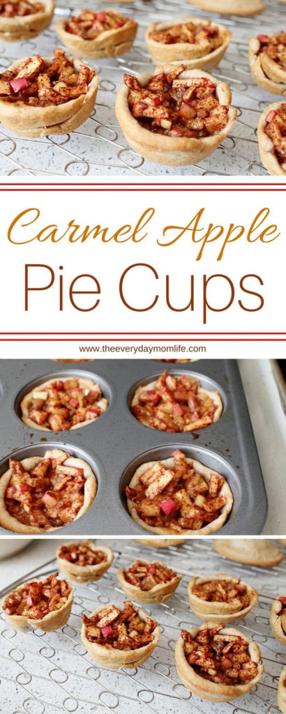 Caramel Apple Pie Cups - The Everyday Mom Life