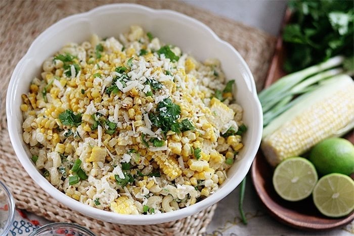 elote macaroni recipe Mexican Street Corn- The everyday mom life 