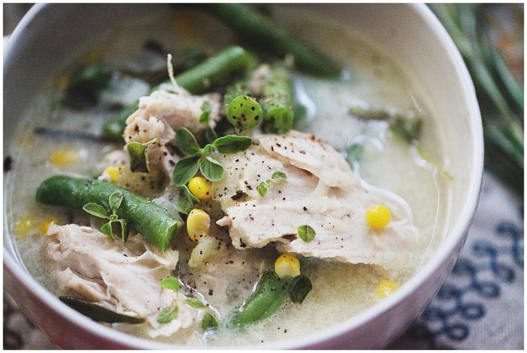 Turkey Soup with Thanksgiving Leftovers - The Everyday Mom Life
