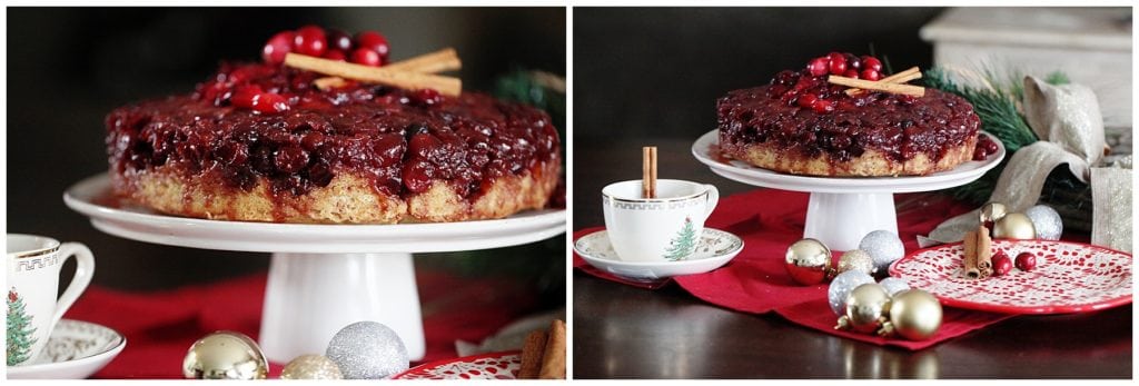 Cranberry Upside Down Cake - The Everyday Mom Life
