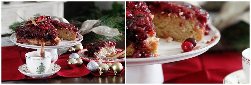 Cranberry Upside Down Cake - The Everyday Mom Life