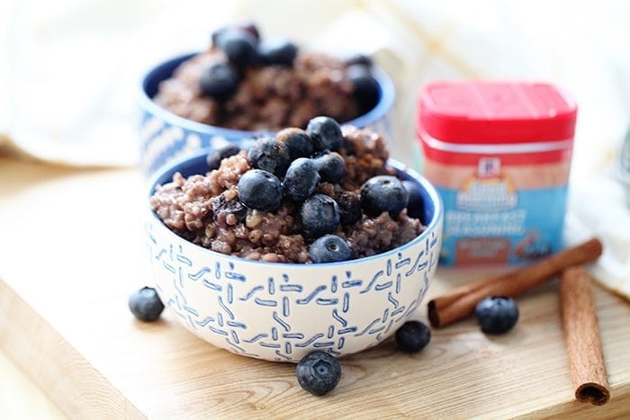 Maple Cinnamon Blueberry Overnight Oats - The Everyday Mom Life