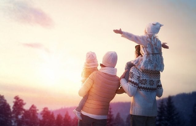 family and winter season