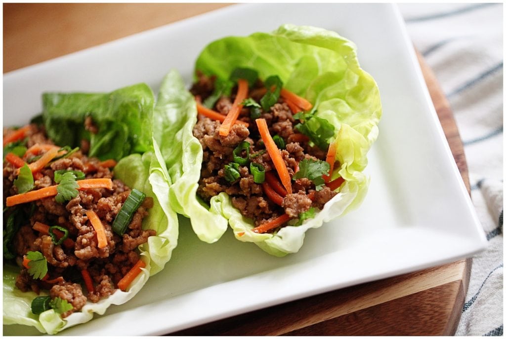 pork asian lettuce wraps - The Everyday Mom Life