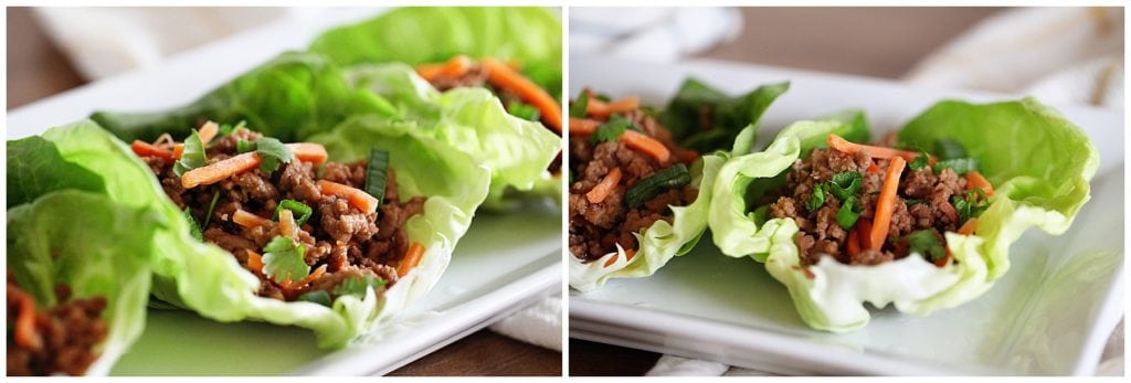 pork asian lettuce wraps - The Everyday Mom Life