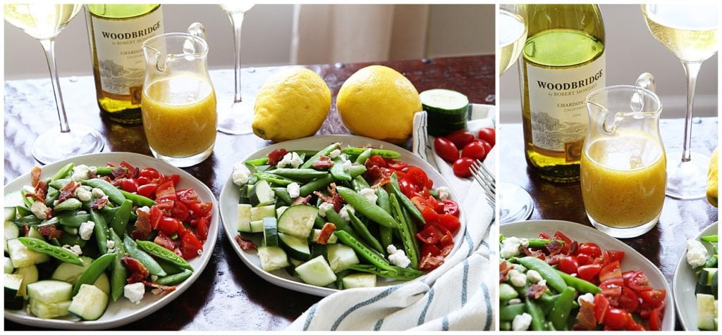 Sugar Snap Pea Salad with Lemon Vinaigrette 