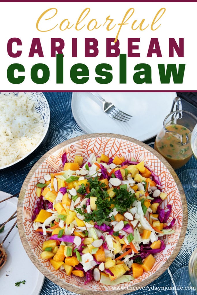 Caribbean Coleslaw Recipe - The Everyday Mom Life
