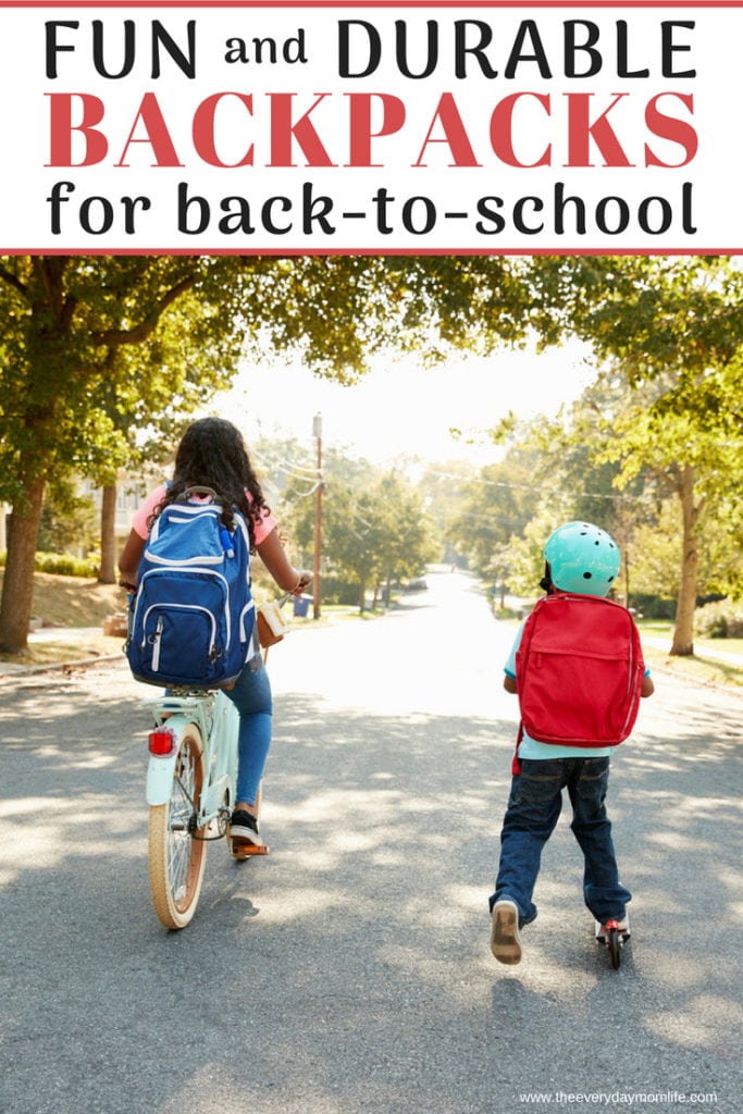 kids backpacks - The Everyday Mom Life