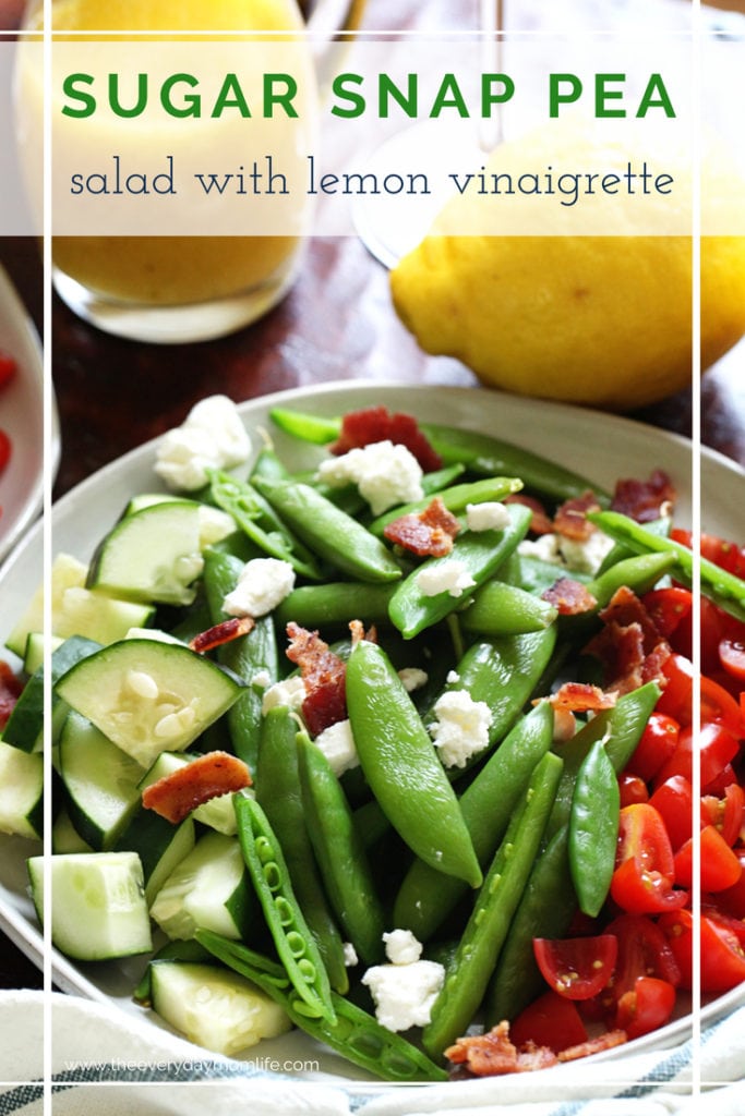 Sugar Snap Pea Salad with Lemon Vinaigrette 
