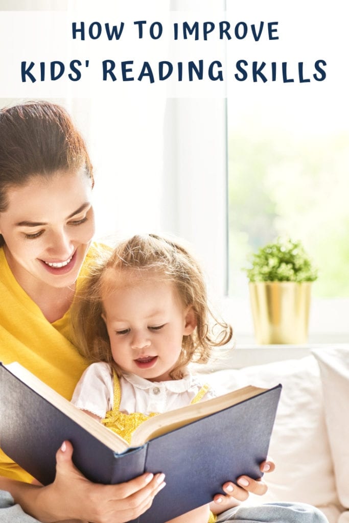 how to improve kids' reading skills - The Everyday Mom Life