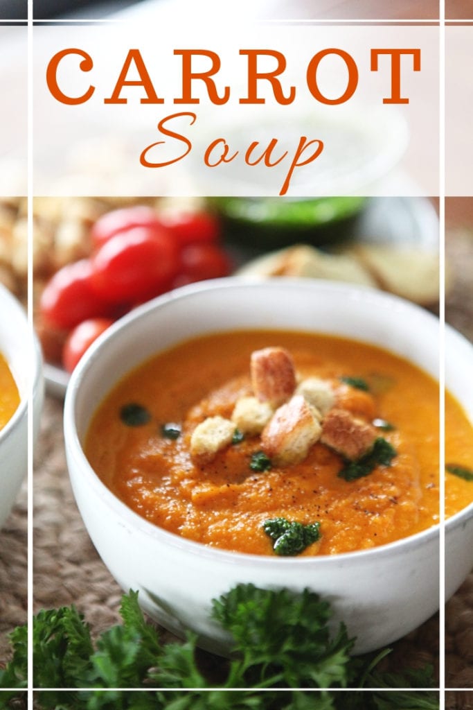 carrot soup - The Everyday Mom Life