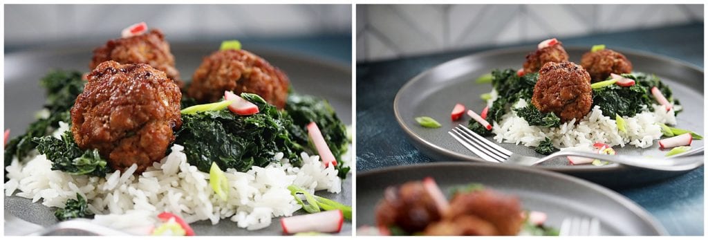 Soy Glazed Pork Meatballs