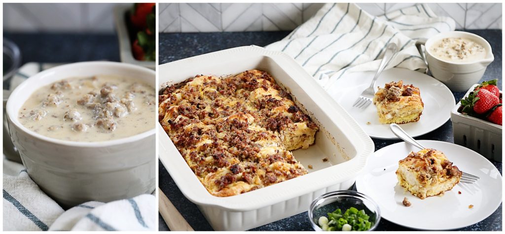 Sausage Biscuits and Gravy Casserole Sausage Biscuits and Gravy Casserole