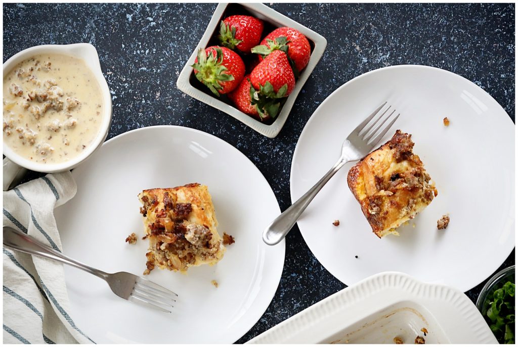Sausage Biscuits and Gravy Casserole Sausage Biscuits and Gravy Casserole