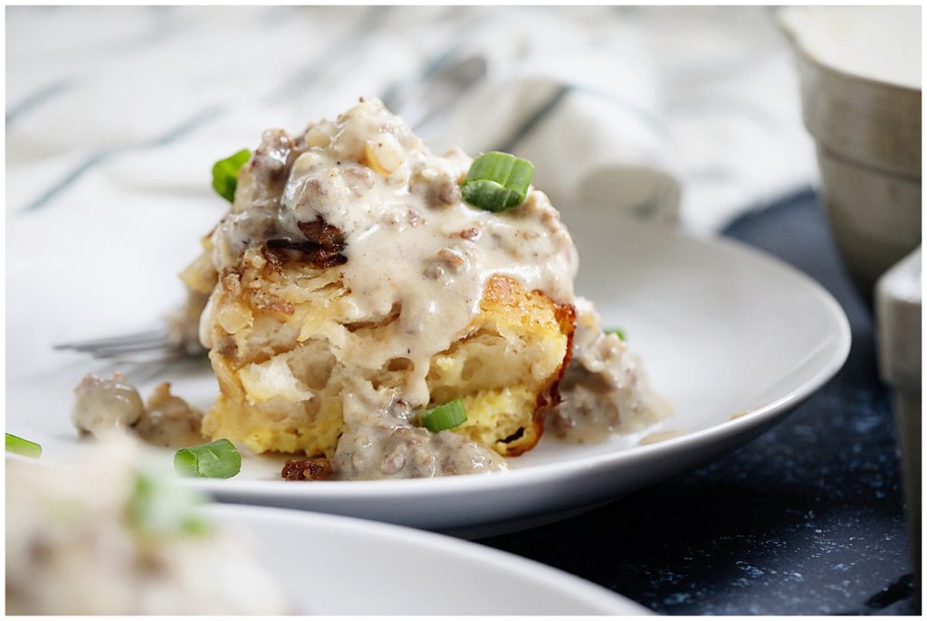 Sausage Biscuits and Gravy Casserole Sausage Biscuits and Gravy Casserole