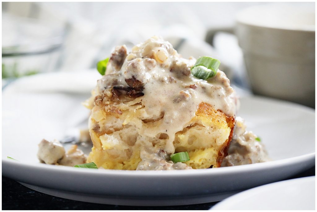 Sausage Biscuits and Gravy Casserole Sausage Biscuits and Gravy Casserole