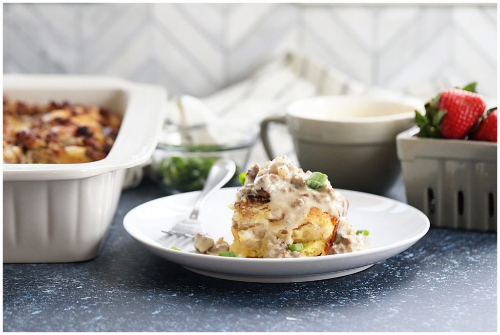 Sausage Biscuits and Gravy Casserole Sausage Biscuits and Gravy Casserole