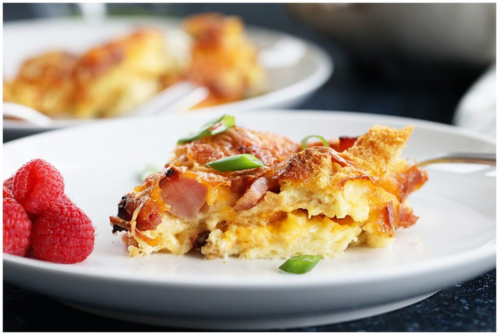 ham and cheese breakfast strata ham and cheese breakfast strata