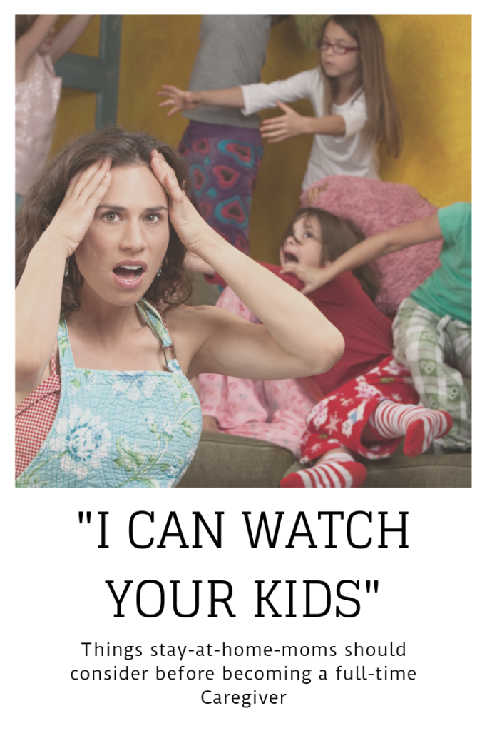 Things to consider when taking on home childcare for families and friends