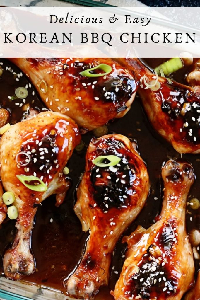 Korean Barbecue Chicken Legs 