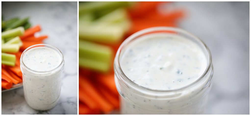 Homemade ranch dressing recipe with Greek yogurt