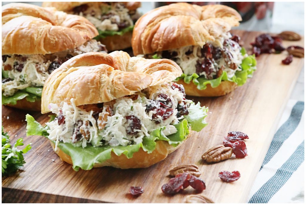 Cranberry & Pecan Chicken Salad Sandwich 