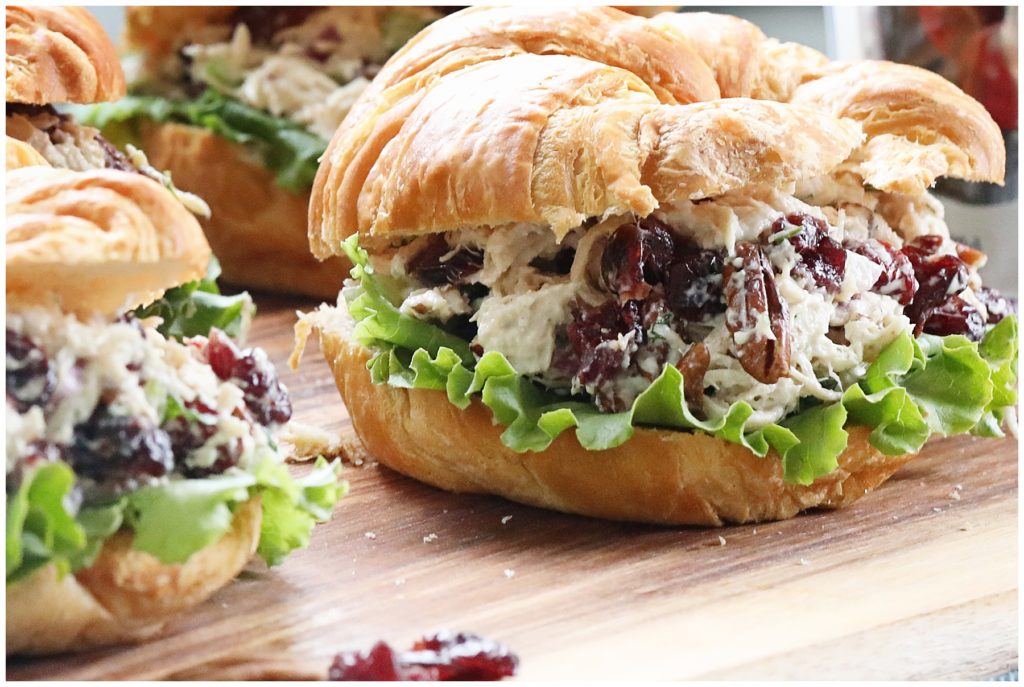 Cranberry & Pecan Chicken Salad Sandwich 