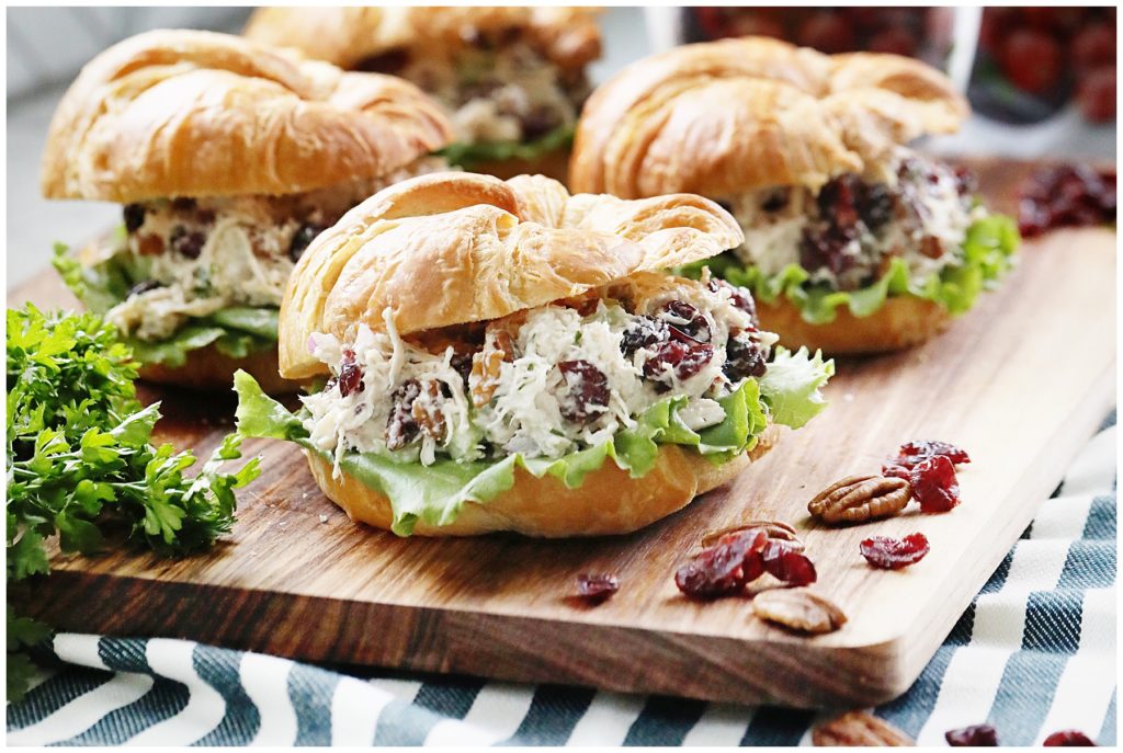 Cranberry & Pecan Chicken Salad Sandwich 