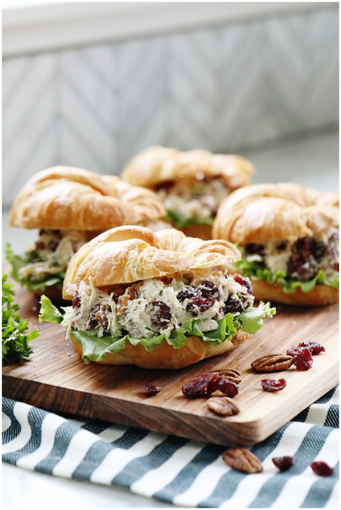 Cranberry & Pecan Chicken Salad Sandwich 