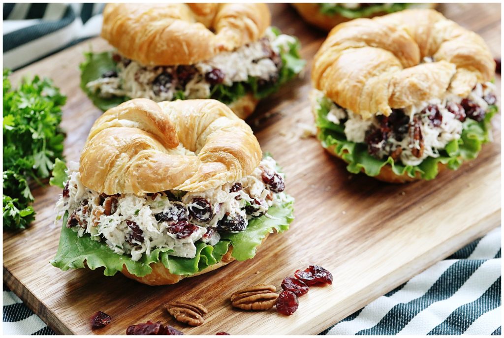 Cranberry & Pecan Chicken Salad Sandwich 