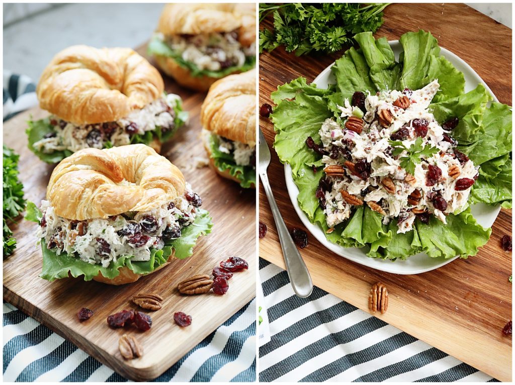 Cranberry & Pecan Chicken Salad Sandwich 